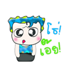 Hello！ My name is Shimura. ^_^（個別スタンプ：7）