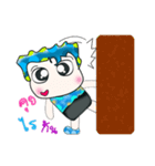 Hello！ My name is Shimura. ^_^（個別スタンプ：15）