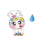 Mr. Hikaru. I love Pig！！ ^_^（個別スタンプ：4）