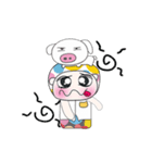 Mr. Hikaru. I love Pig！！ ^_^（個別スタンプ：9）