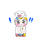 Mr. Hikaru. I love Pig！！ ^_^（個別スタンプ：11）