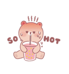 Lovely lazy bear（個別スタンプ：15）