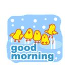 「おはよう」天気で挨拶 冬編（個別スタンプ：38）