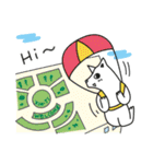 Little White's Happy life（個別スタンプ：1）