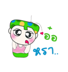 Hi！ My name is Kasama. ^_^（個別スタンプ：9）