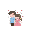 Funny Couple In Love（個別スタンプ：11）