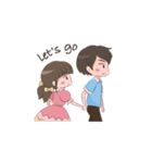 Funny Couple In Love（個別スタンプ：31）