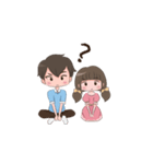 Funny Couple In Love（個別スタンプ：37）