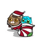 Fancy Cats Christmas Holiday Special！（個別スタンプ：9）