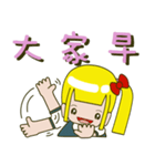 Single ponytail baby（個別スタンプ：15）