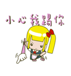 Single ponytail baby（個別スタンプ：38）