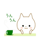 ☆白ねこブランの基本セットver.0☆（個別スタンプ：25）