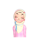 Amarena Muslim hijab girl（個別スタンプ：2）