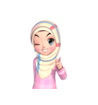 Amarena Muslim hijab girl（個別スタンプ：10）