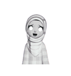 Amarena Muslim hijab girl（個別スタンプ：17）