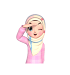 Amarena Muslim hijab girl（個別スタンプ：29）