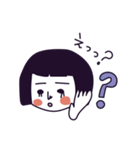 「まゆちゃん」とウサギの「ふぁーふぁ」（個別スタンプ：4）
