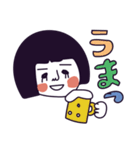「まゆちゃん」とウサギの「ふぁーふぁ」（個別スタンプ：13）