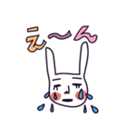 「まゆちゃん」とウサギの「ふぁーふぁ」（個別スタンプ：21）