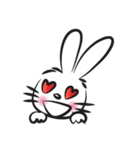 funny rabbit face（個別スタンプ：25）