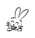 funny rabbit face（個別スタンプ：39）