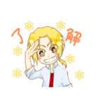 男子高校生スタンプ（個別スタンプ：22）