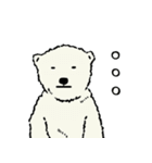 白クマ吉のゆるゆるスタンプ（個別スタンプ：15）