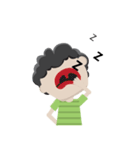 Curly Haired Boy（個別スタンプ：39）