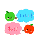 RED＆GREEN☆リンゴの日常カジュアルセット（個別スタンプ：22）