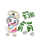 Mr. Osava. I love dog！！ ^_^（個別スタンプ：6）