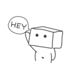 Cubeman falling in love（個別スタンプ：9）