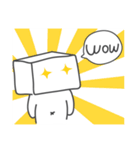 Cubeman falling in love（個別スタンプ：17）