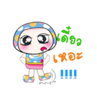 Hello！！ My name is Osava. ^_^（個別スタンプ：13）