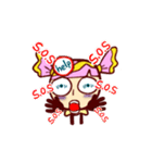 Animated Pink Candy 'Lucy' stickers 3（個別スタンプ：8）