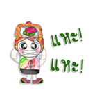 Mr. Yoshi. Love Sushi. ^_^（個別スタンプ：7）