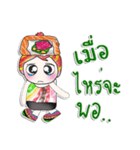 Mr. Yoshi. Love Sushi. ^_^（個別スタンプ：18）