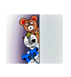 Three color blocks mascots（個別スタンプ：5）