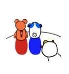 Three color blocks mascots（個別スタンプ：18）