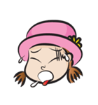 The fierce girl ＆ hat（個別スタンプ：6）