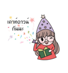 MN Girl (Christmas ＆ New Year)（個別スタンプ：7）
