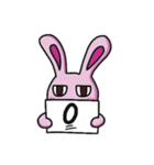 Sassy Pink Bunny(English version)（個別スタンプ：2）