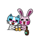 Sassy Pink Bunny(English version)（個別スタンプ：10）