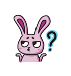 Sassy Pink Bunny(English version)（個別スタンプ：14）