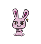 Sassy Pink Bunny(English version)（個別スタンプ：16）