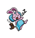 Sassy Pink Bunny(English version)（個別スタンプ：18）