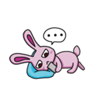 Sassy Pink Bunny(English version)（個別スタンプ：19）