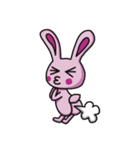 Sassy Pink Bunny(English version)（個別スタンプ：23）