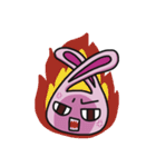 Sassy Pink Bunny(English version)（個別スタンプ：27）