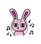 Sassy Pink Bunny(English version)（個別スタンプ：40）