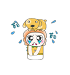 ...Mr. Tamura and dog..^_^（個別スタンプ：6）